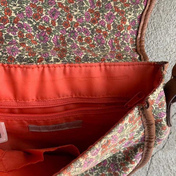 H&M - Purse - Brown Flower Pattern - Picture 5 of 6